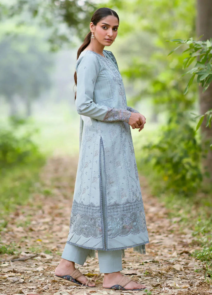 Florent Embroidered Khaddar Suits Unstitched 3 Piece FL25FU FL-07 B - Formals Collection