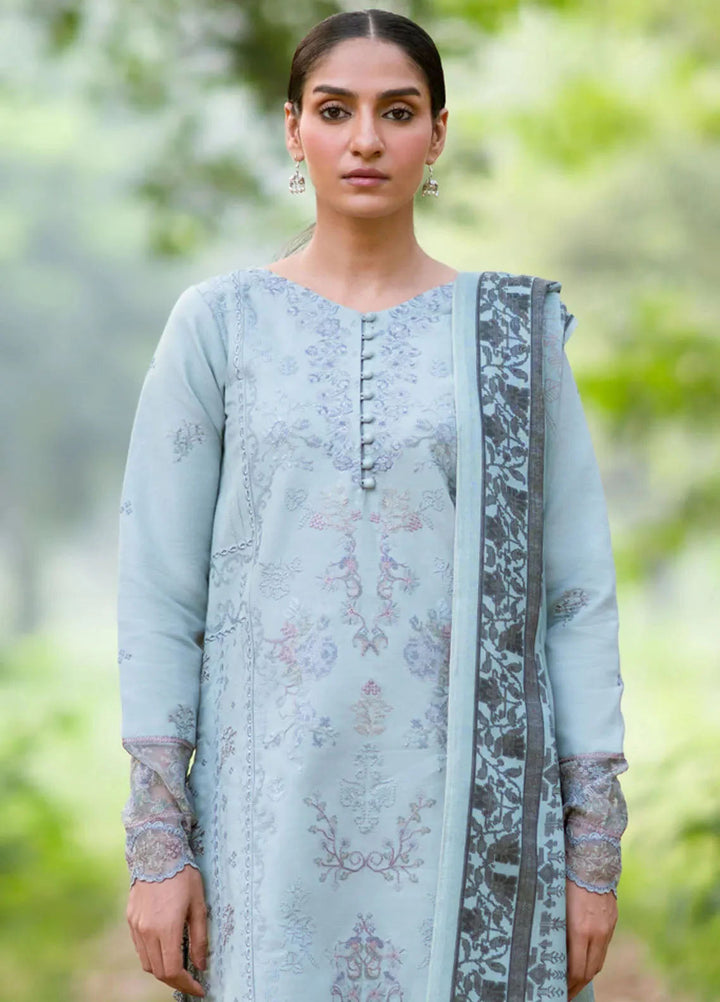 Florent Embroidered Khaddar Suits Unstitched 3 Piece FL25FU FL-07 B - Formals Collection