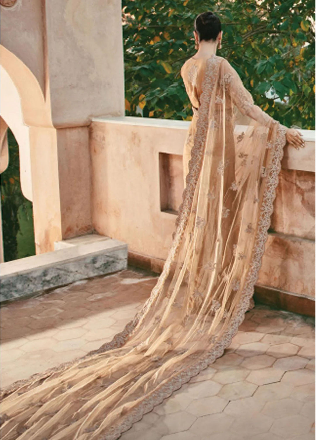 Florent Embroidered Organza Suits Unstitched 3 Piece FL25FU FL-07 - Formals Collection