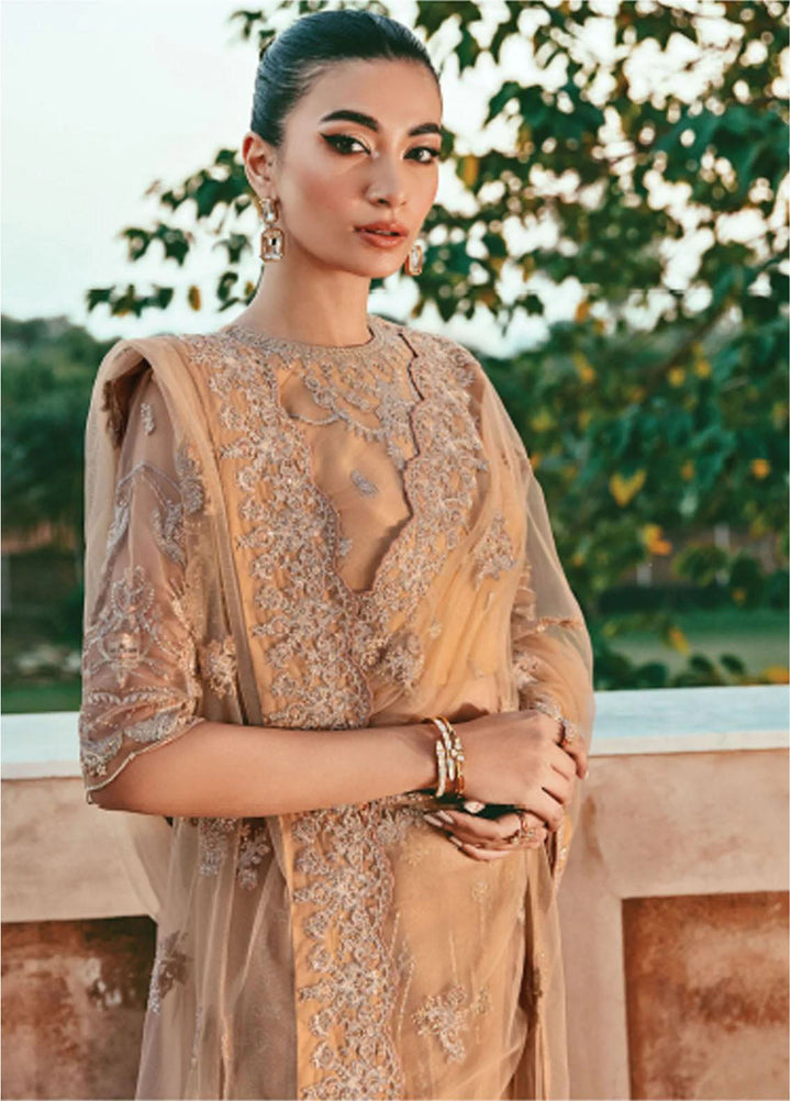 Florent Embroidered Organza Suits Unstitched 3 Piece FL25FU FL-07 - Formals Collection