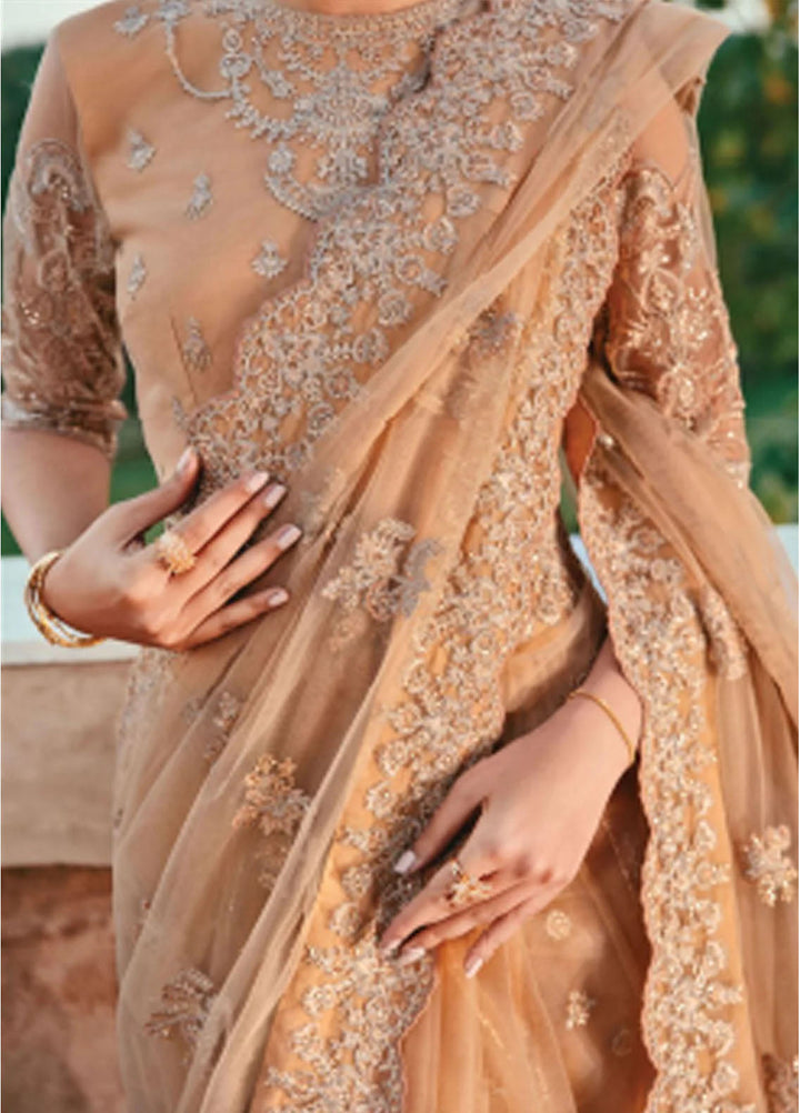 Florent Embroidered Organza Suits Unstitched 3 Piece FL25FU FL-07 - Formals Collection
