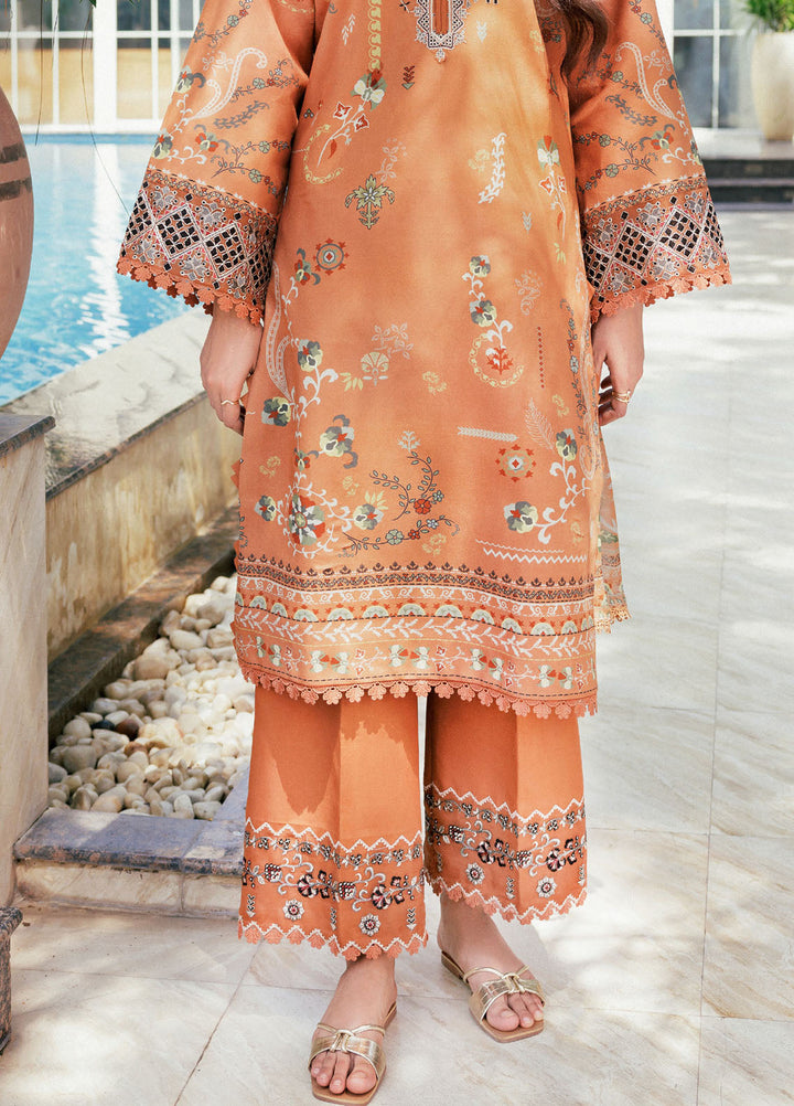 Zync by Florent Embroidered Viscose Suits Unstitched 3 Piece FL25IM FL-1A - Winter Collection