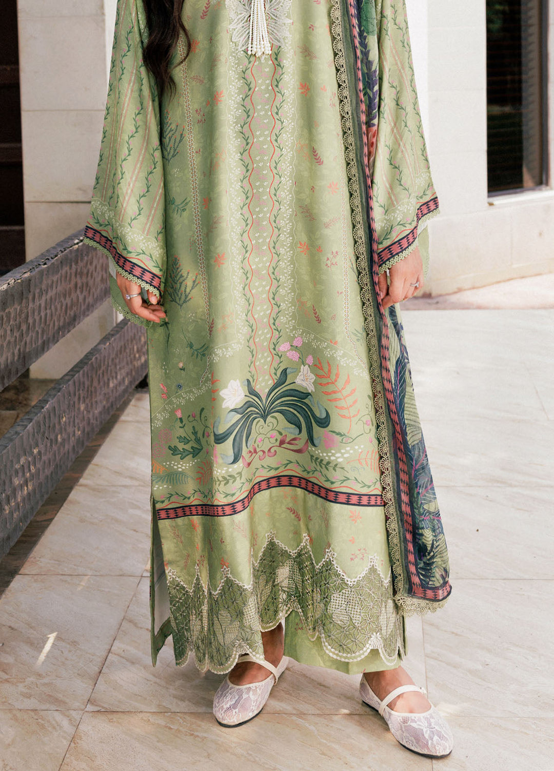 Zync by Florent Embroidered Viscose Suits Unstitched 3 Piece FL25IM FL-3B - Winter Collection