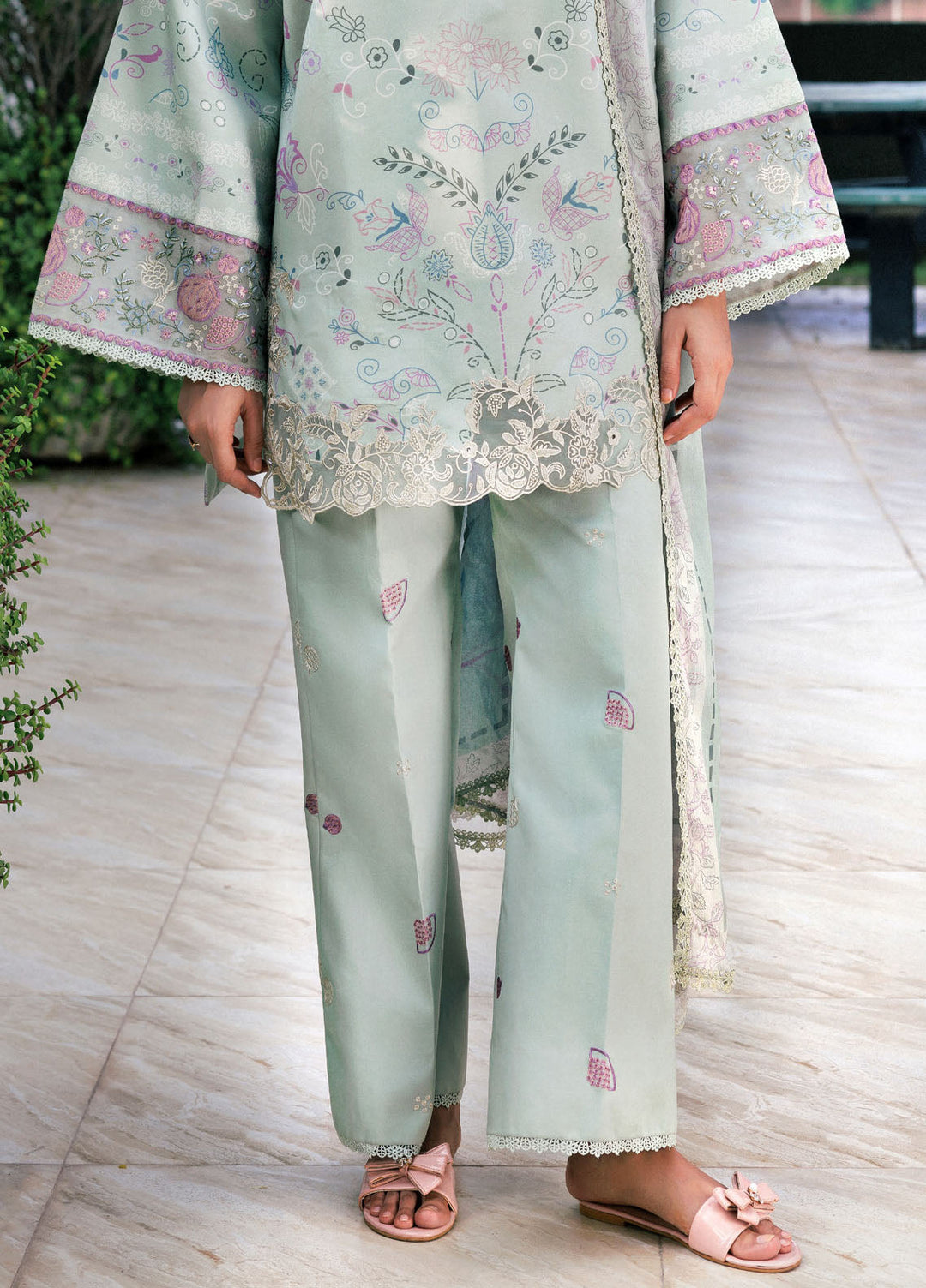 Zync by Florent Embroidered Viscose Suits Unstitched 3 Piece FL25IM FL-6A - Winter Collection