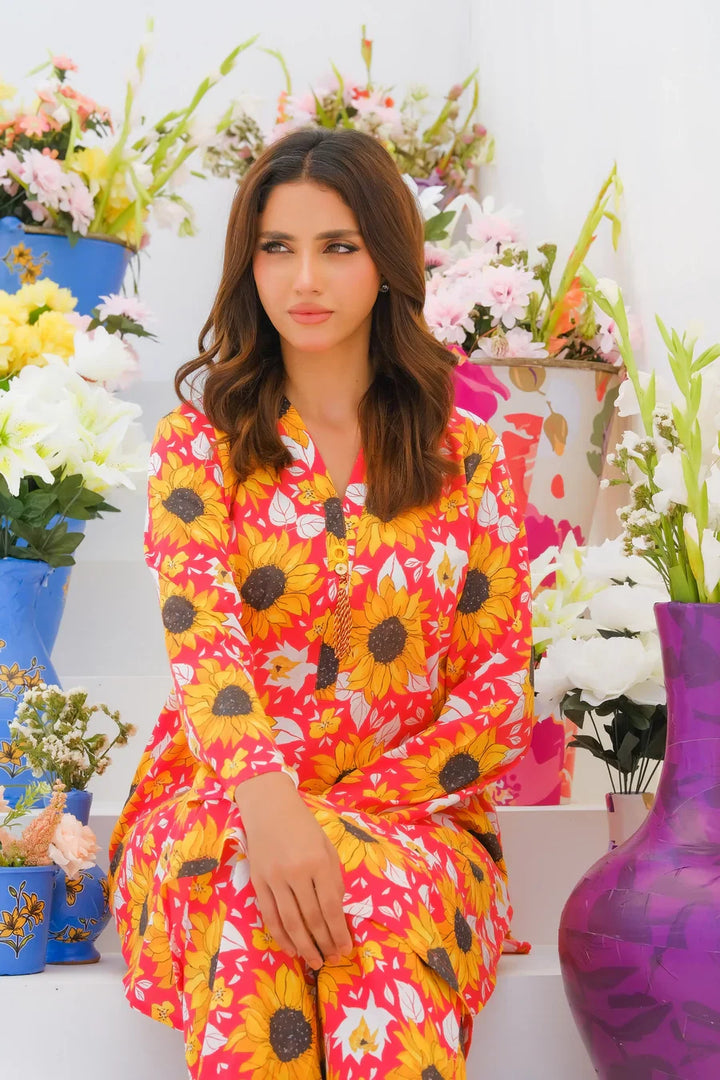 Dhaga Women Pret Printed 2 Piece Lawn Matching Separate FW24DSP0032 - Summer Collection