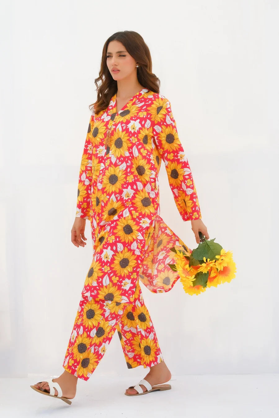 Dhaga Women Pret Printed 2 Piece Lawn Matching Separate FW24DSP0032 - Summer Collection