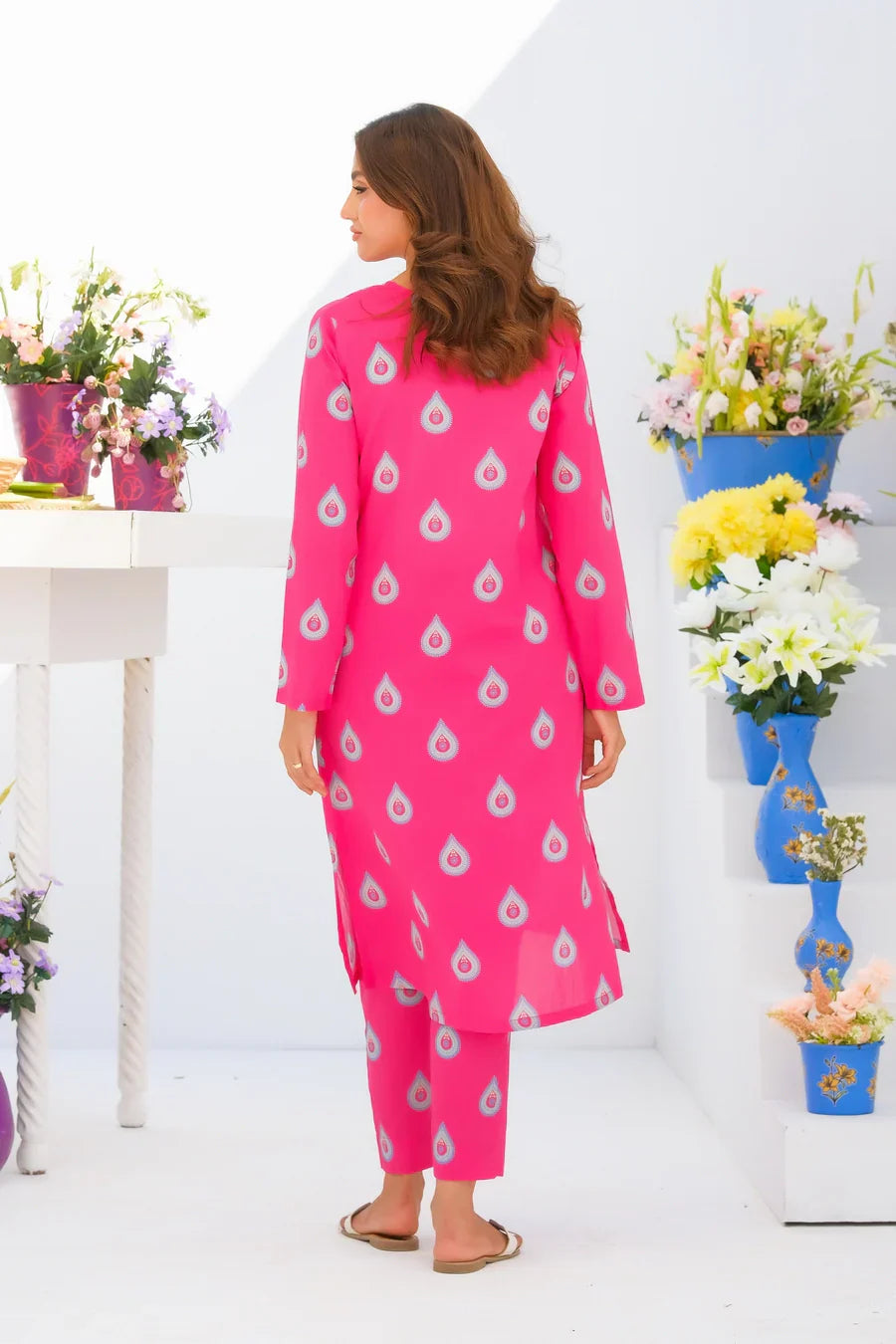 Dhaga Women Pret Printed 2 Piece Lawn Matching Separate FW24DSP0012 - Summer Collection