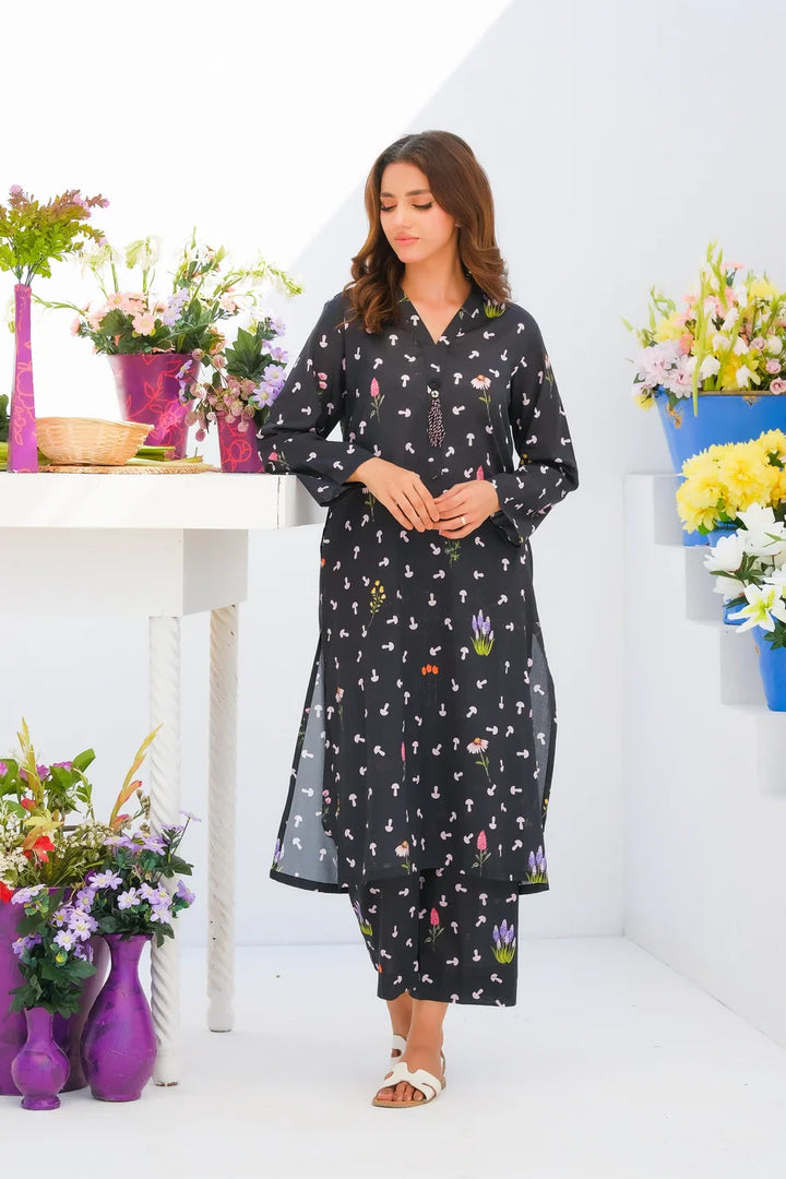 Dhaga Women Pret Printed 2 Piece Lawn Matching Separate FW24DSP0027 - Summer Collection