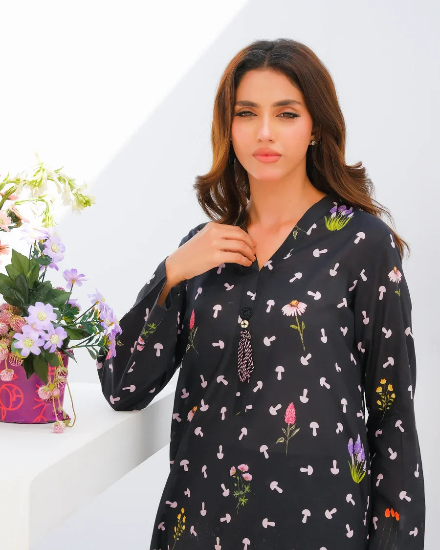 Dhaga Women Pret Printed 2 Piece Lawn Matching Separate FW24DSP0027 - Summer Collection