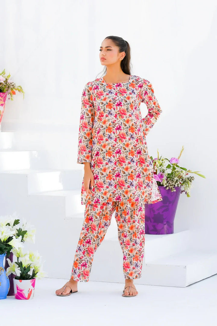 Dhaga Women Pret Printed 2 Piece Lawn Matching Separate FW24DSP0021 - Summer Collection