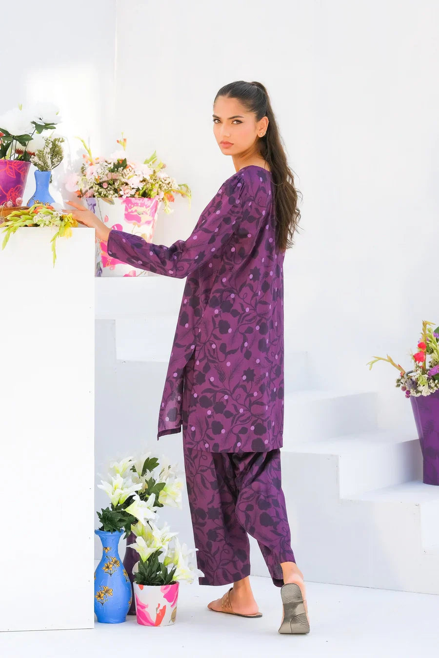 Dhaga Women Pret Printed 2 Piece Lawn Matching Separate FW24DSP0025 - Summer Collection