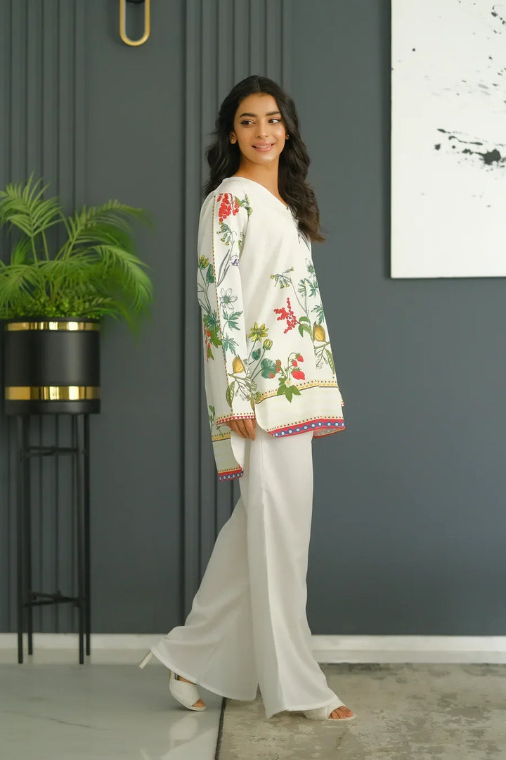 Dhaga Women Pret Printed 2 Piece Soft Crepe Tropical Tease SS24DSP205 - Summer Collection