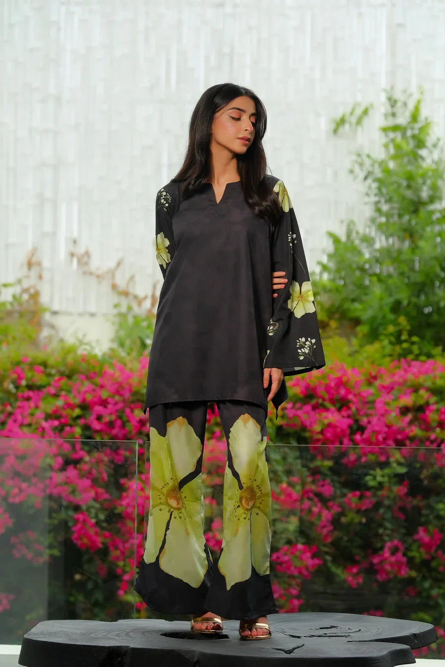 Dhaga Women Pret Printed 2 Piece Soft Crepe Fiore SS24DSP228 - Summer Collection