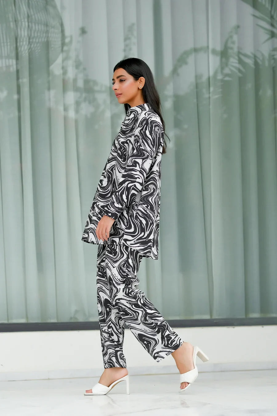 Dhaga Women Pret Printed 2 Piece Soft Crepe Eileen SS24DSP224 - Summer Collection