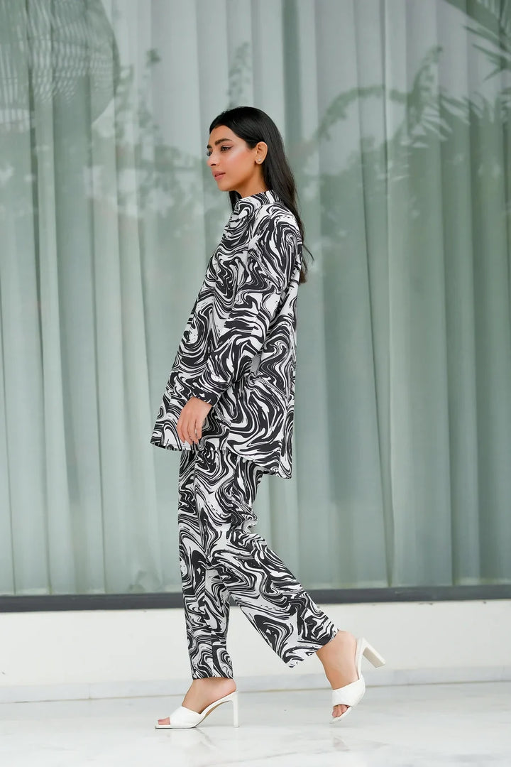 Dhaga Women Pret Printed 2 Piece Soft Crepe Eileen SS24DSP224 - Summer Collection