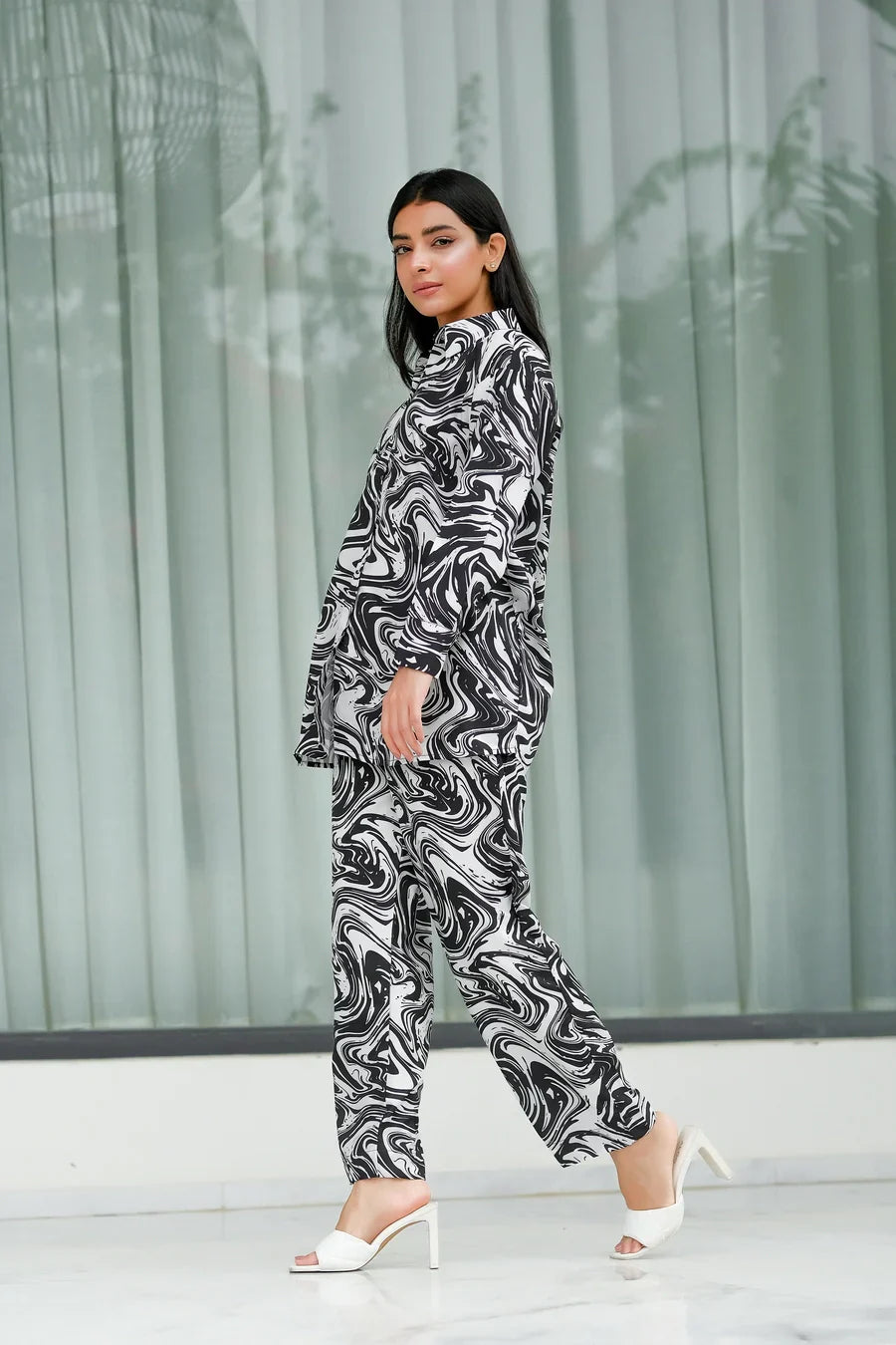 Dhaga Women Pret Printed 2 Piece Soft Crepe Eileen SS24DSP224 - Summer Collection