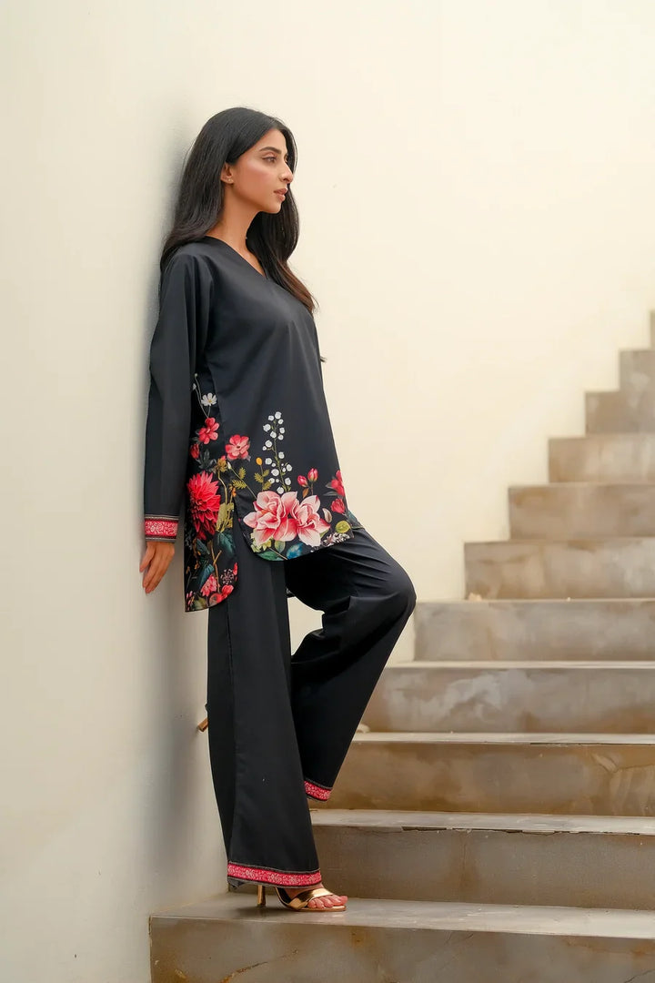 Dhaga Women Pret Printed 2 Piece Soft Crepe Dhalia SS24DSP203 - Summer Collection