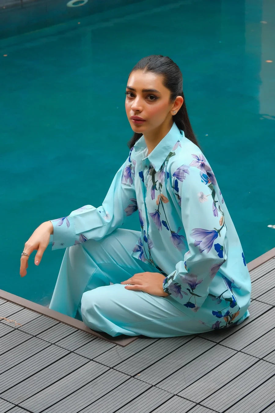 Dhaga Women Pret Printed 2 Piece Soft Crepe Tiffany SS24DSP229 - Summer Collection