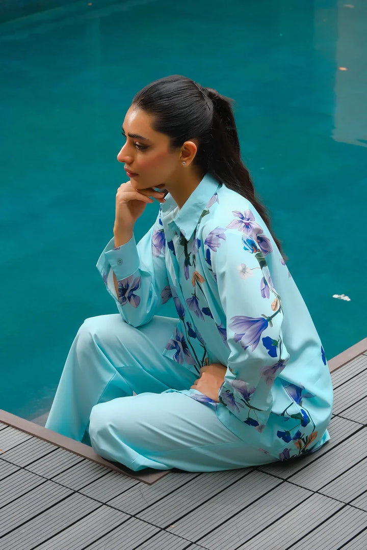 Dhaga Women Pret Printed 2 Piece Soft Crepe Tiffany SS24DSP229 - Summer Collection