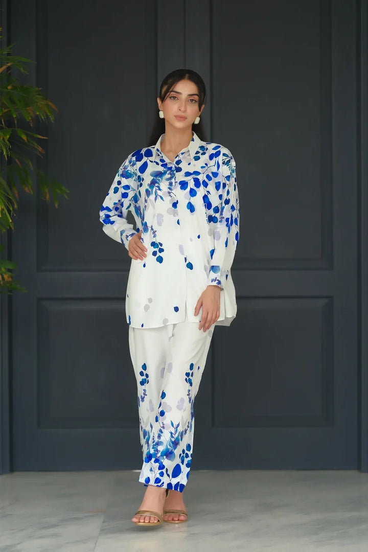 Dhaga Women Pret Printed 2 Piece Soft Crepe Aura SS24DSP222 - Summer Collection
