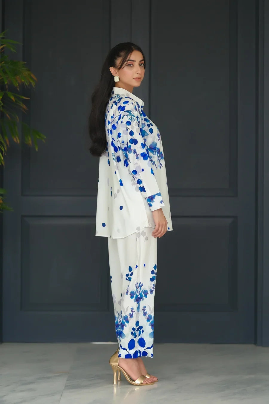 Dhaga Women Pret Printed 2 Piece Soft Crepe Aura SS24DSP222 - Summer Collection