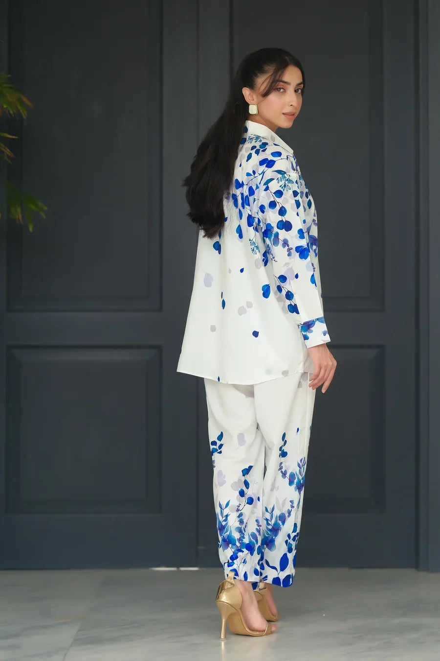Dhaga Women Pret Printed 2 Piece Soft Crepe Aura SS24DSP222 - Summer Collection