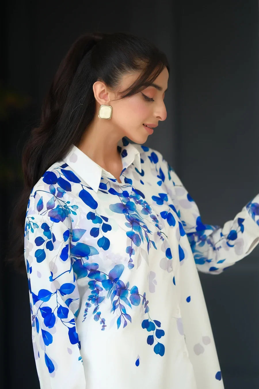 Dhaga Women Pret Printed 2 Piece Soft Crepe Aura SS24DSP222 - Summer Collection