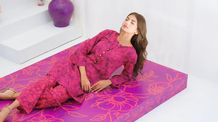 Dhaga Women Pret Printed 2 Piece Lawn Matching Separate FW24DSP0011 - Summer Collection
