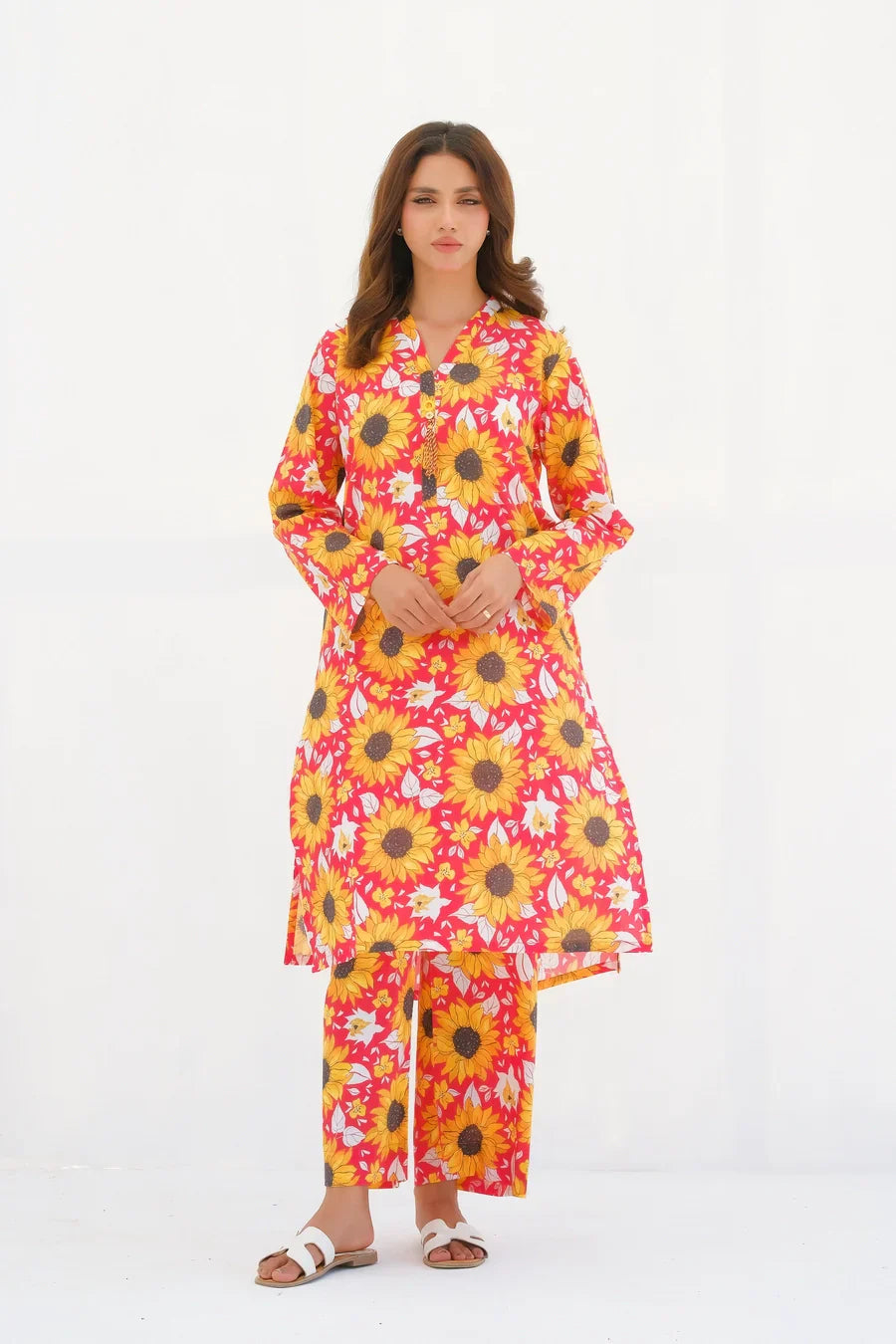 Dhaga Women Pret Printed 2 Piece Lawn Matching Separate FW24DSP0032 - Summer Collection