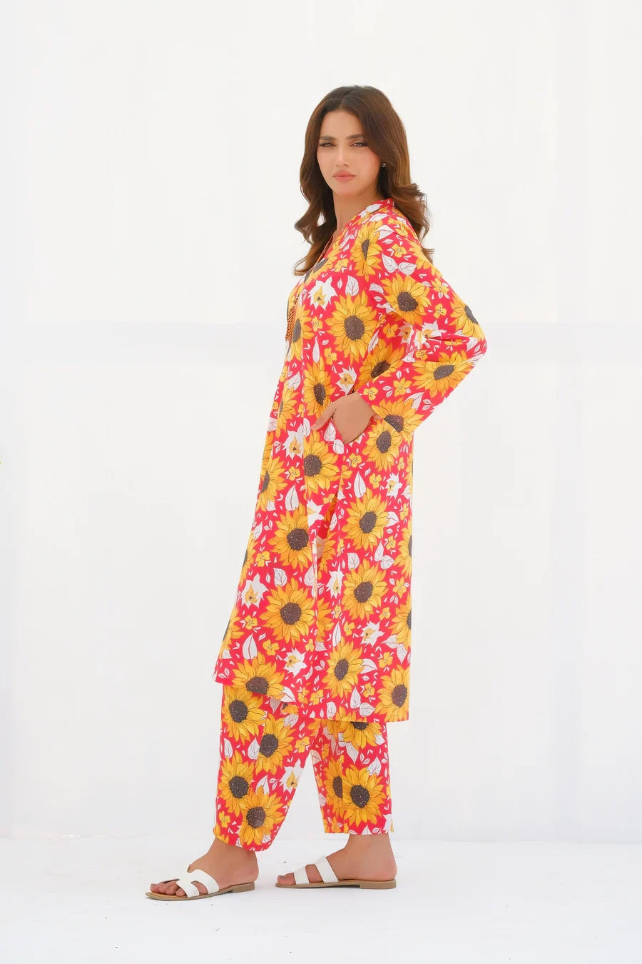 Dhaga Women Pret Printed 2 Piece Lawn Matching Separate FW24DSP0032 - Summer Collection