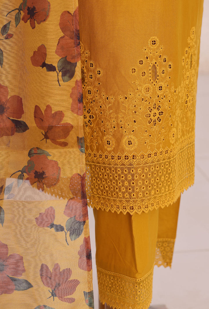 Floral Vibes by HZ Textiles Unstitched Embroidered Lawn 3 Piece Suit FVE - 01 Festive Collection