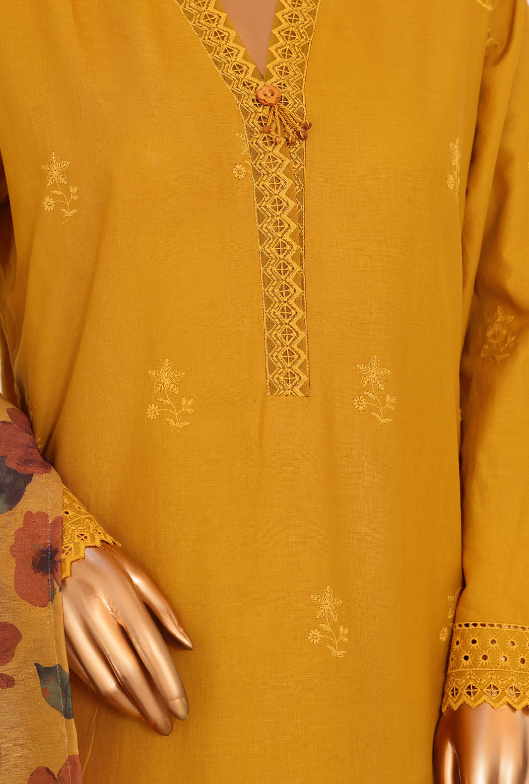 Floral Vibes by HZ Textiles Unstitched Embroidered Lawn 3 Piece Suit FVE - 01 Festive Collection