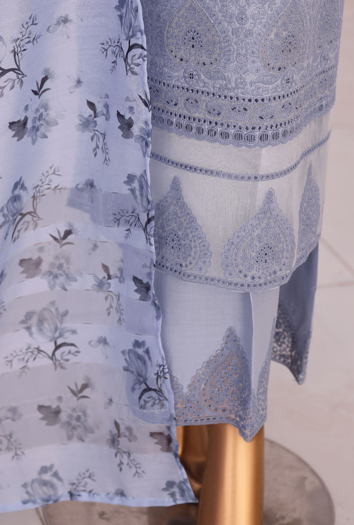 Floral Vibes by HZ Textiles Unstitched Embroidered Lawn 3 Piece Suit FVE - 04 Festive Collection