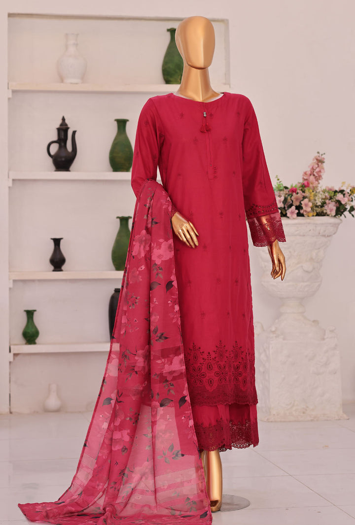 Floral Vibes by HZ Textiles Unstitched Embroidered Lawn 3 Piece Suit FVE - 05 Festive Collection