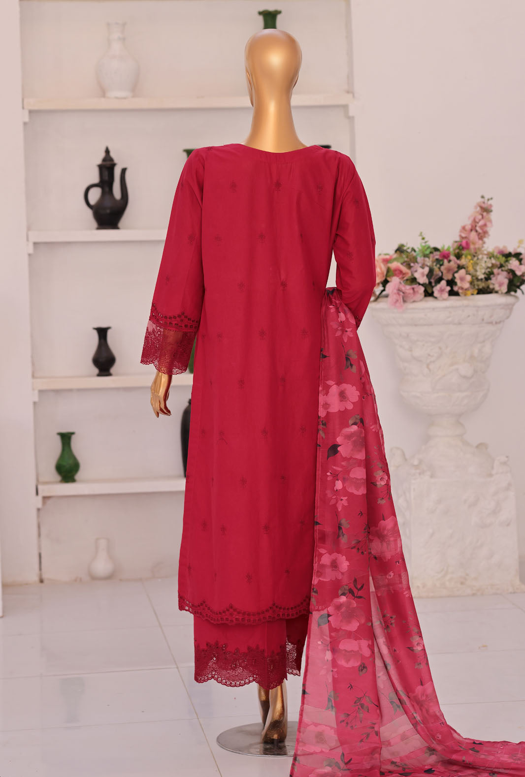 Floral Vibes by HZ Textiles Unstitched Embroidered Lawn 3 Piece Suit FVE - 05 Festive Collection