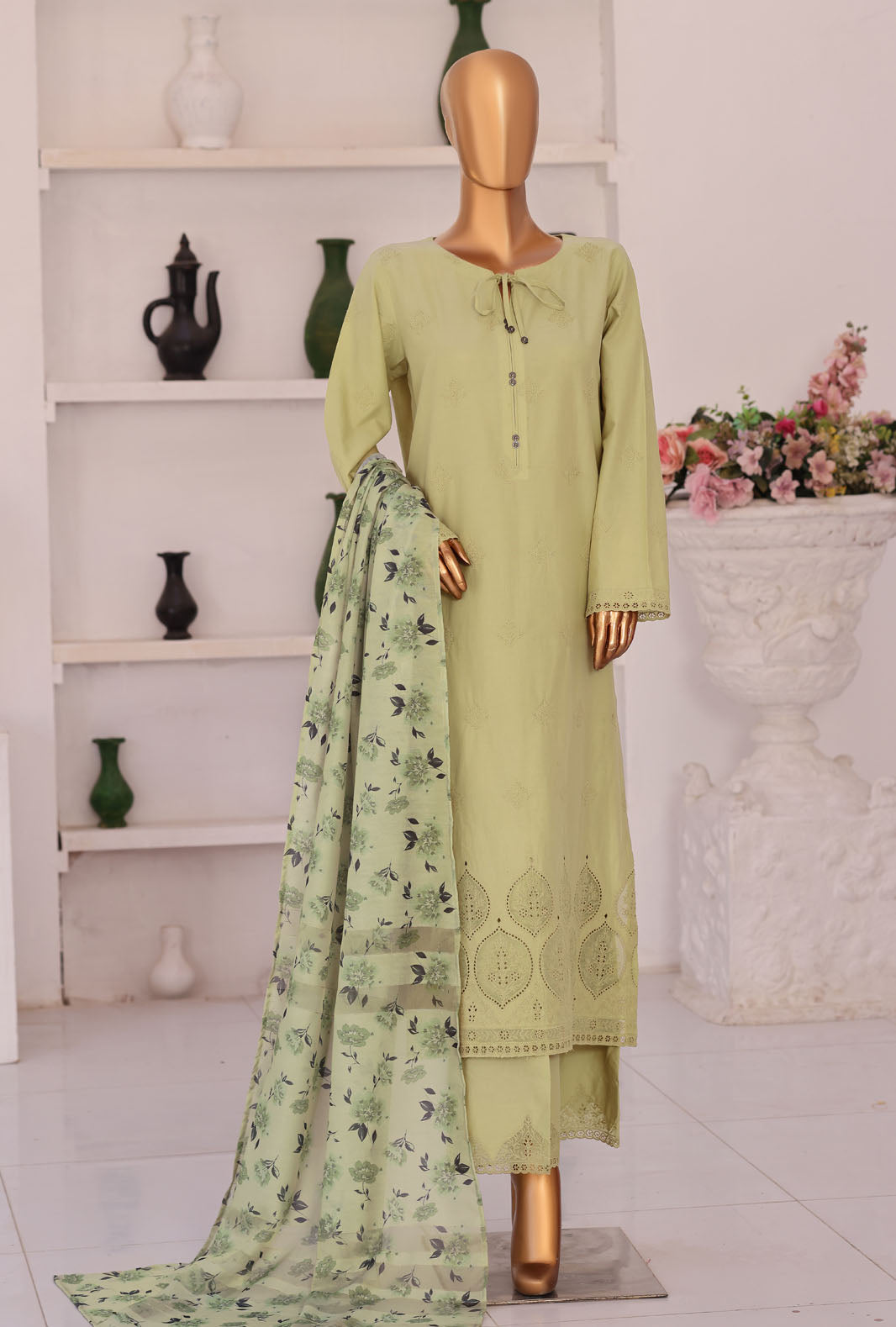 Floral Vibes by HZ Textiles Unstitched Embroidered Lawn 3 Piece Suit FVE - 06 Festive Collection