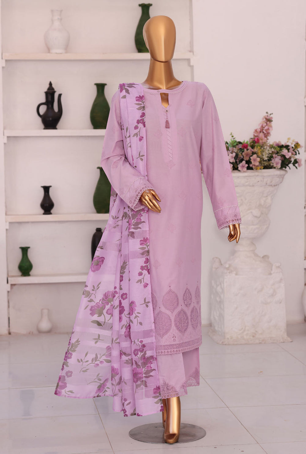 Floral Vibes by HZ Textiles Unstitched Embroidered Lawn 3 Piece Suit FVE - 07 Festive Collection