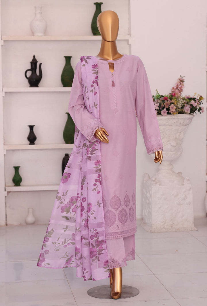 Floral Vibes by HZ Textiles Unstitched Embroidered Lawn 3 Piece Suit FVE - 07 Festive Collection