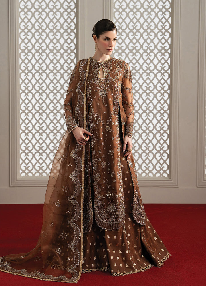 Aure by Afrozeh Unstitched Embroidered Organza 3 Piece Suit AF26UAW Isadora FW01236 - Wedding Collection