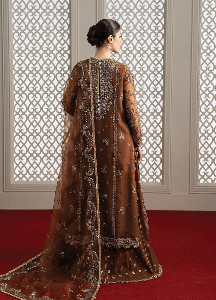 Aure by Afrozeh Unstitched Embroidered Organza 3 Piece Suit AF26UAW Isadora FW01236 - Wedding Collection