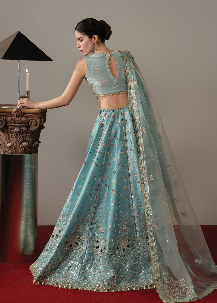Aure by Afrozeh Unstitched Embroidered Organza 3 Piece Suit AF26UAW Grandezza FW01239 - Wedding Collection