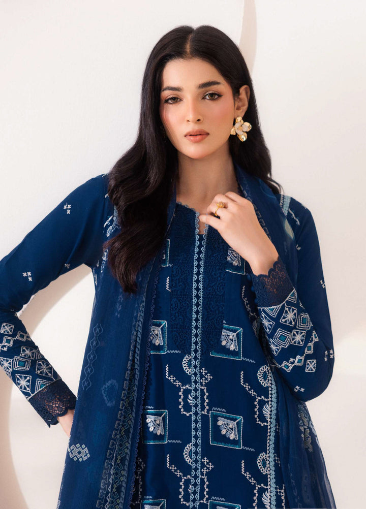 Intermiz Zync by Florent Unstitched Embroidered Viscose 3 Piece Suit FL26UIZ FZ-1A - Casual Collection