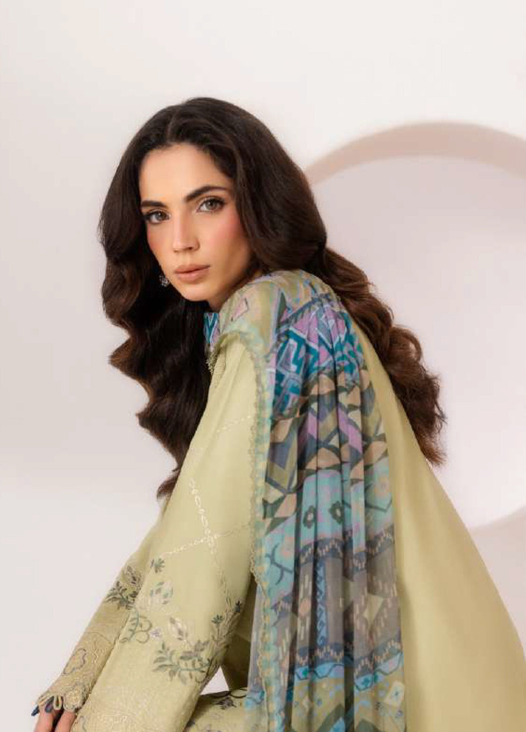 Intermiz Zync by Florent Unstitched Embroidered Viscose 3 Piece Suit FL26UIZ FZ-2B - Casual Collection