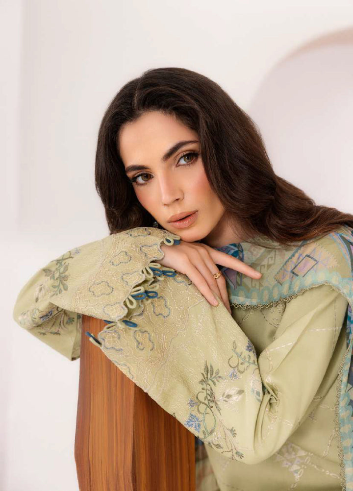 Intermiz Zync by Florent Unstitched Embroidered Viscose 3 Piece Suit FL26UIZ FZ-2B - Casual Collection