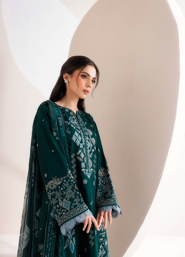 Intermiz Zync by Florent Unstitched Embroidered Viscose 3 Piece Suit FL26UIZ FZ-5B - Casual Collection