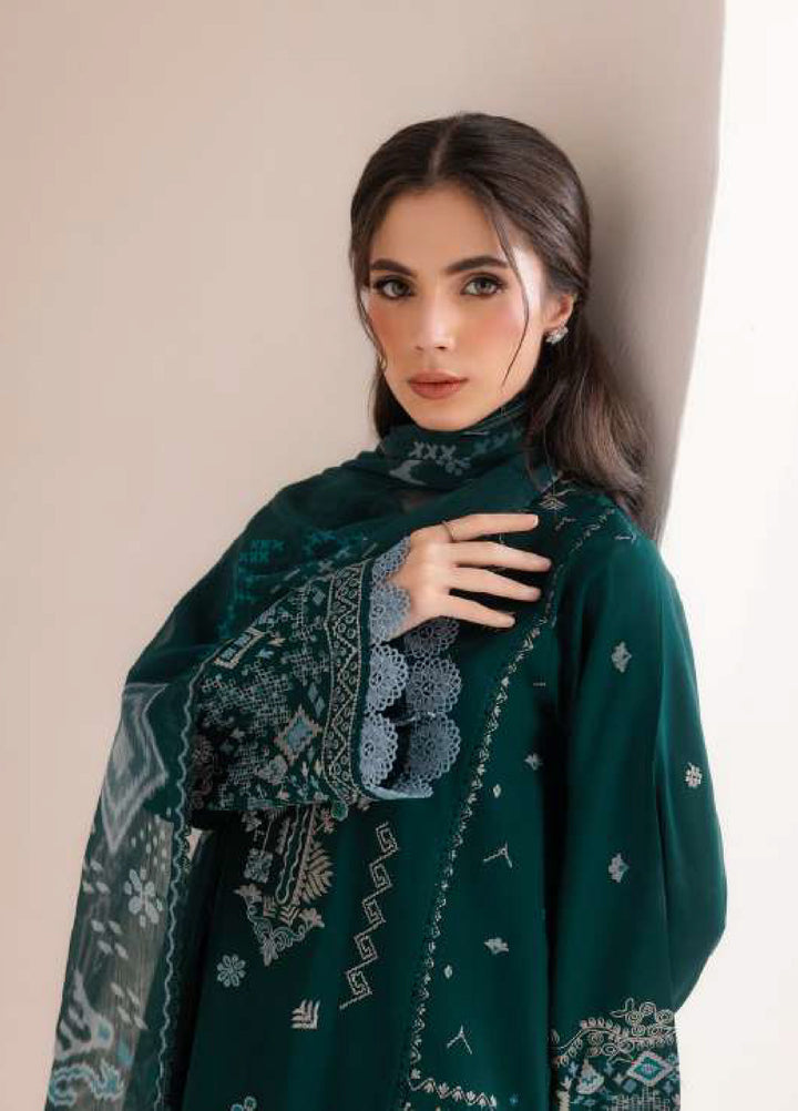 Intermiz Zync by Florent Unstitched Embroidered Viscose 3 Piece Suit FL26UIZ FZ-5B - Casual Collection