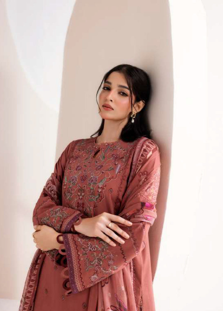 Intermiz Zync by Florent Unstitched Embroidered Viscose 3 Piece Suit FL26UIZ FZ-6B - Casual Collection