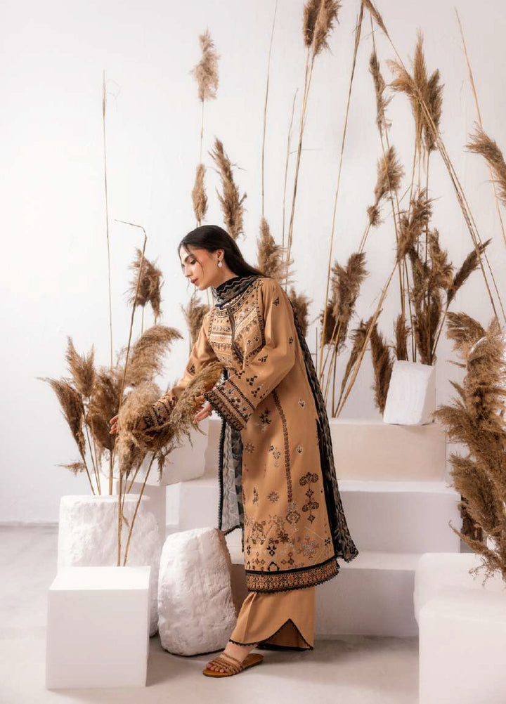 Intermiz Zync by Florent Unstitched Embroidered Viscose 3 Piece Suit FL26UIZ FZ-7B - Casual Collection