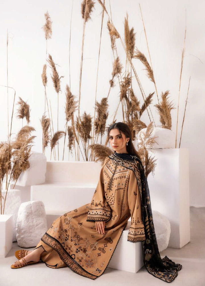Intermiz Zync by Florent Unstitched Embroidered Viscose 3 Piece Suit FL26UIZ FZ-7B - Casual Collection