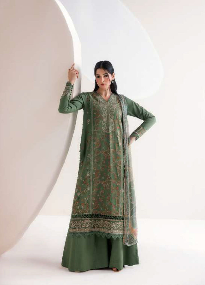 Intermix Zync by Florent Unstitched Embroidered Viscose 3 Piece Suit FL26UIZ FZ-8B - Casual Collection